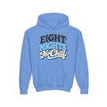 8 Nights No Chill Hanukkah Youth Heavy Blend Hooded Sweatshirt