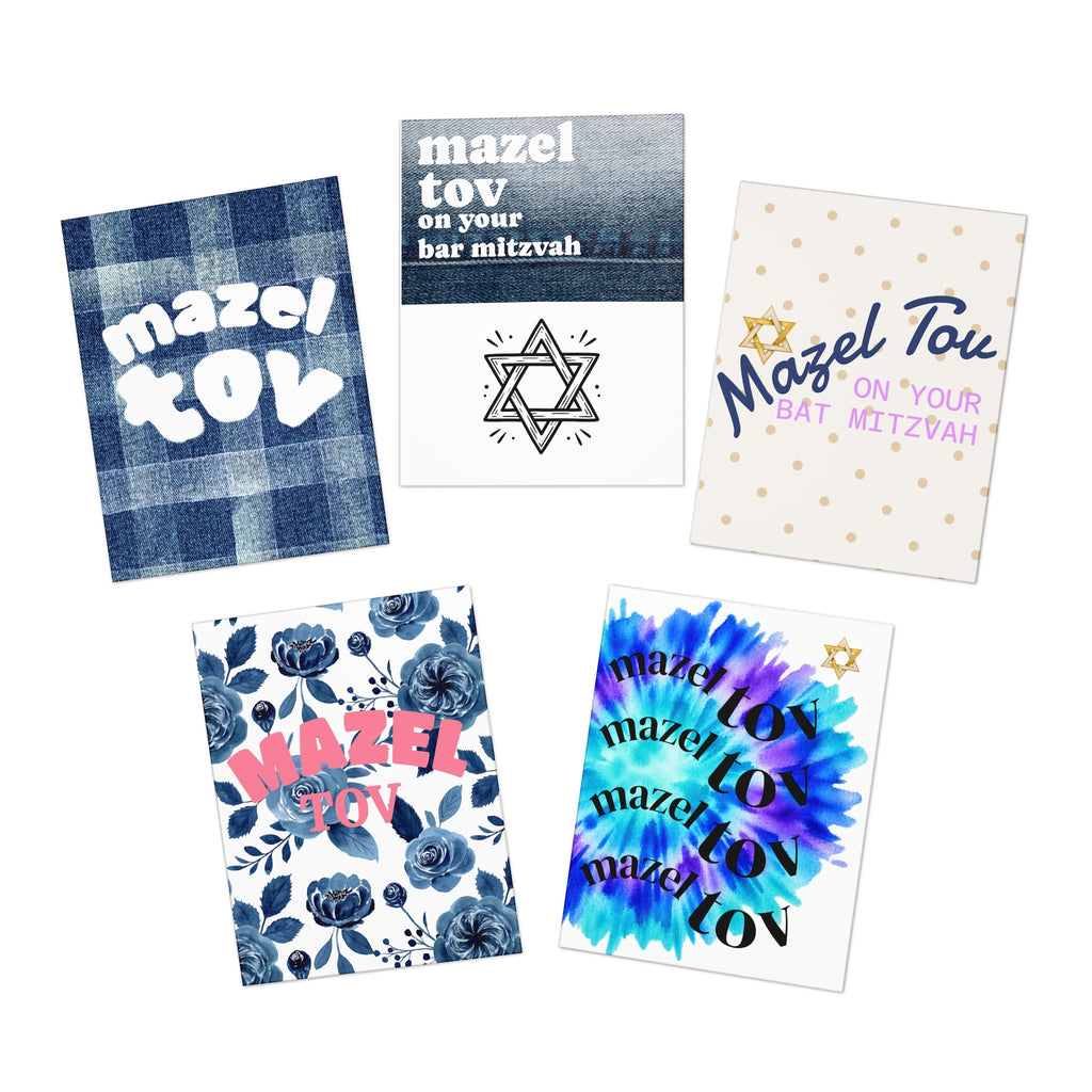 Mitzvah Greeting Cards (Variety 5-Pack)