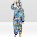 Hanukkah Plush Hooded Onesie Pajamas
