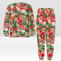 Christmas Crew Neck Long Sleeve Pajama Set