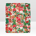 Plush Christmas Throw Blanket