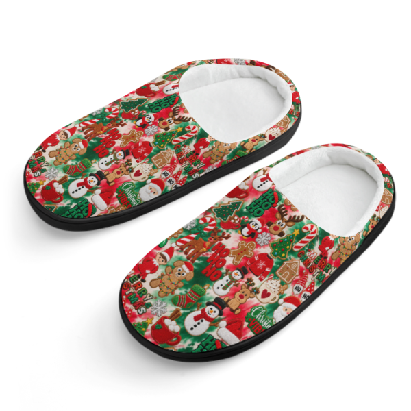 Kid's Christmas Cotton Slippers