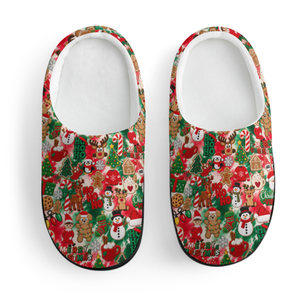 Kid's Christmas Cotton Slippers